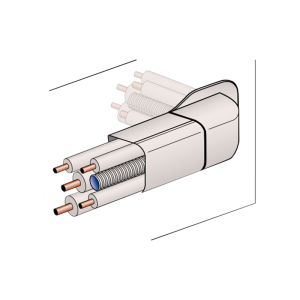 Canalsplit Kanal kotni element z rozeto 80 x 60 mm - slika 3