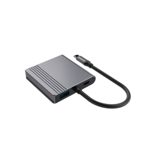 Cablexpert A-CM-COMBO3-04 Adapter USB-C 3-v-1 USB, HDMI, USB-C PD - slika 2