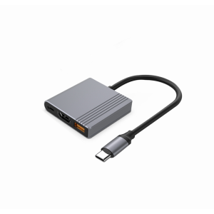 Cablexpert A-CM-COMBO3-05 Adapter USB-C 3-v-1 USB, HDMI, USB-C video - slika 2