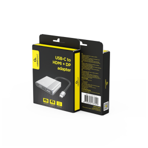 Cablexpert A-CM-HDMIFDPF-01 Adapter USB-C na HDMI + DisplayPort - slika 4