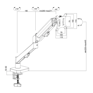 Maclean MC-133 Nosilec za monitor 13''- 42'' - slika 10