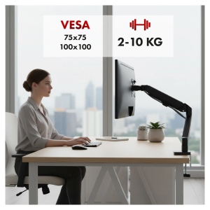 Maclean MC-133 Nosilec za monitor 13''- 42'' - slika 7