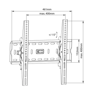 Maclean MC-778 Nosilec za TV 26''- 65'' - slika 6