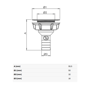 TecnoSystemi SCD300037 Pipeta univerzalna fi32mm s pritrdilnim obročem - slika 2
