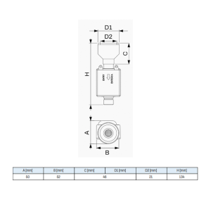 TecnoSystemi SCD200019 Sifon za klimatske naprave - slika 2