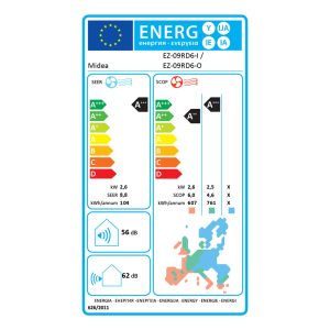 Klimatska naprava Midea Solstice 2,5 kW z belo notranjo enoto - slika 9