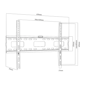 Maclean MC-419 Nosilec za TV 32''- 100'' - slika 8