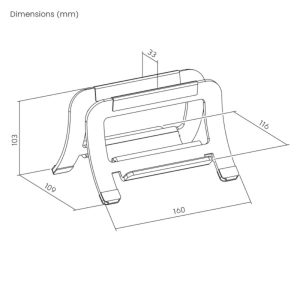 MyWall HT 53 L stojalo za prenosnik - slika 3