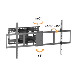 MyWall Nosilec za TV HF 7L 60"-140" - slika 3