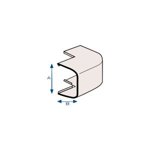 Tecnogas kanal zunanji element SONIA 35 x 30 mm - slika 2