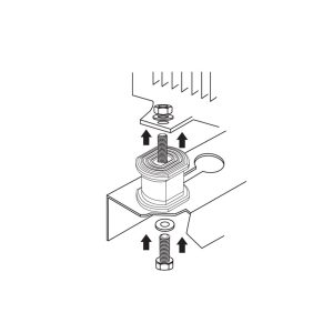 Tecnogas KUBLOCK 200 kg antivibracijski podstavki - 4 kosi - slika 2