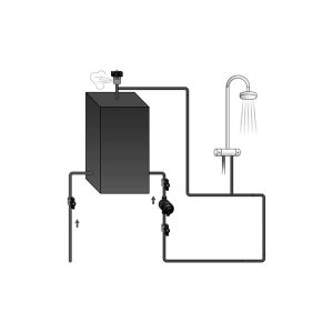 Grundfos Comfort shema recirkulacije tople vode