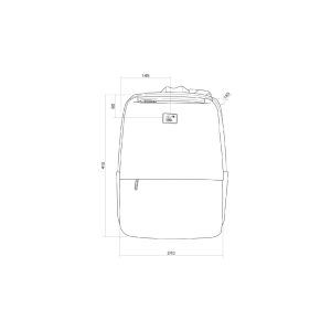 NanoRS RS202 B Nahrbtnik za prenosnik 15,6", 16 l, črn - slika 5