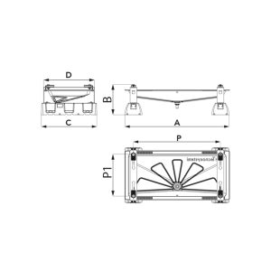 Tecnosystemi SCD500320 INFINITY Posoda za kondenz 1050x400 mm - slika 2