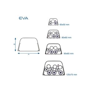 Tecnogas EVA 80 x 60 mm kanal s folijo - slika 3