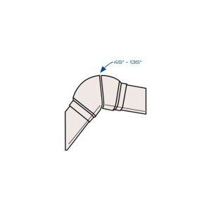 Tecnogas EVA 80 x 60 mm nastavljivi kot 45–135° - slika 6